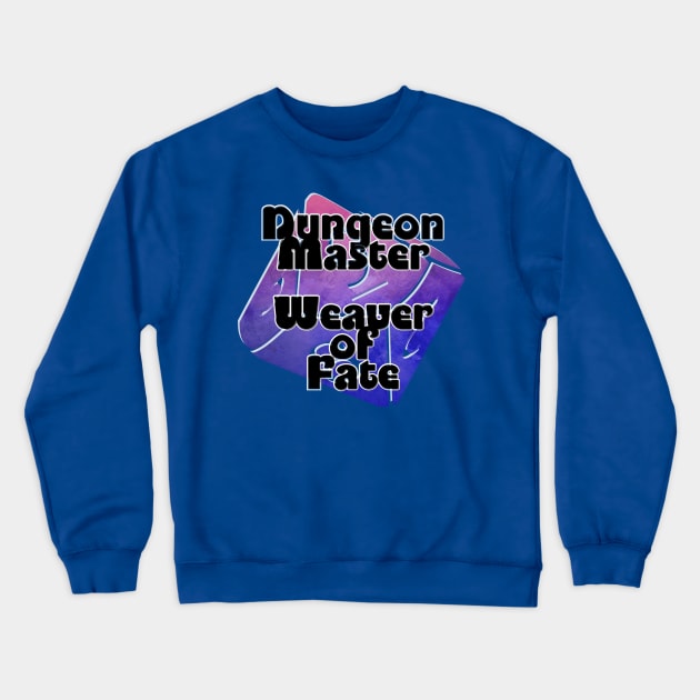 Dungeon Master  Weaver of Fate Crewneck Sweatshirt by trubble